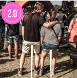 Queuing Artifact Stool Outdoor Subway Portable Telescopic Chair Foldable(50%OFF)