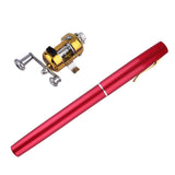 TRAVELING PORTABLE POCKET PEN FISHING POLE