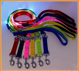 Pet supplies bright pull rope chain dog leash pull dog traction with LED light