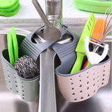 Sink Double Drain Bag Kitchen Gadgets Storage Basket