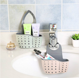 Sink Double Drain Bag Kitchen Gadgets Storage Basket