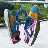 Colorful Non Slip Plastic Coated Stainless Steel Hangers for Shoes