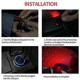 Hot Sale!! Car Atmosphere Lamp Interior Ambient Star Light