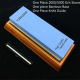 Adaee Size 7.1'*2.4*1.1 One Piece Double Sides Knife Sharpener Whetstone Sharpening Stones
