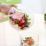 Salad Cutting Bowl Kitchen Gadget Drain Basket Fruit and Vegetable Washing Basket