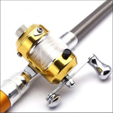 TRAVELING PORTABLE POCKET PEN FISHING POLE