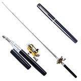 TRAVELING PORTABLE POCKET PEN FISHING POLE