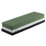Professional Kitchen Knife Sharpener Stone Double Side White Corundum Whetstone Grindstone Japanese Sharpening Tool Bamboo Base