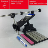 Ruixin Pro II Professional Knife Sharpener chef Knife Sharpening System Pencil Apex edge Sharpener 4 whetstone stones bars
