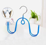 Colorful Non Slip Plastic Coated Stainless Steel Hangers for Shoes