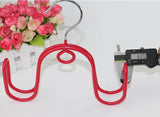 Colorful Non Slip Plastic Coated Stainless Steel Hangers for Shoes