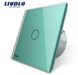 Wall Touch Switch Luxury White Crystal Glass