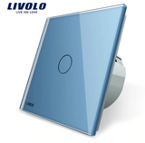 Wall Touch Switch Luxury White Crystal Glass