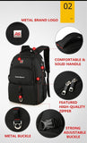 Men's Water Resistant Backpack with USB Charging &amp