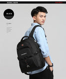 Men's Water Resistant Backpack with USB Charging &amp