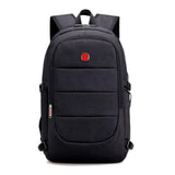 Men's External USB Charging Backpack &amp; Headphone Plug - Anti Theft - Large Laptop Bag