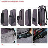 Adjustable Unisex USB Charging Anti Theft Backpack