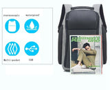 Men's Anti-theft USB Charging Backpack