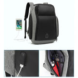Men's Anti-theft USB Charging Backpack