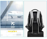 Men's Anti-theft USB Charging Backpack