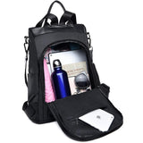 Women's Anti-theft Oxford Backpack - Water Resistant