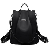 Women's Anti-theft Oxford Backpack - Water Resistant