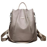 Women's Anti-theft Oxford Backpack - Water Resistant