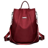 Women's Anti-theft Oxford Backpack - Water Resistant