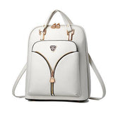 Women's Anti Theft Leather Backpack