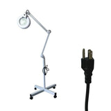 Professional LED 5X Cold White Beauty Light Magnifier YS-701 Vertical Stand Cosmetic Makeup Skin Care Magnifying Spa Salon Tool