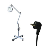 Professional LED 5X Cold White Beauty Light Magnifier YS-701 Vertical Stand Cosmetic Makeup Skin Care Magnifying Spa Salon Tool