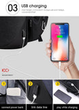 ARCTIC HUNTER Anti Theft USB Charging Backpack