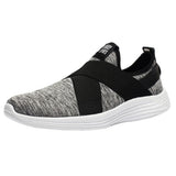 Men Flats Shoes Mesh Breathable Shoes Casual Running Shoes Sneaker