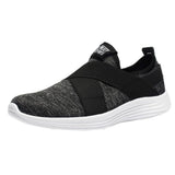 Men Flats Shoes Mesh Breathable Shoes Casual Running Shoes Sneaker