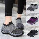 Mesh Shoes Thick Bottom Platform Shoes Air Cushion Women's Shoes Rocking Shoes