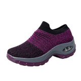 Mesh Shoes Thick Bottom Platform Shoes Air Cushion Women's Shoes Rocking Shoes