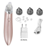 Ultrasonic Vibration Electric Blackhead Extractor Vacuum Suction Remover Vacuum Pore Spot Cleaner Beauty Face Skin Care Tool
