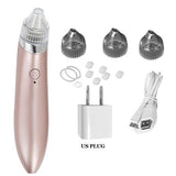 Ultrasonic Vibration Electric Blackhead Extractor Vacuum Suction Remover Vacuum Pore Spot Cleaner Beauty Face Skin Care Tool